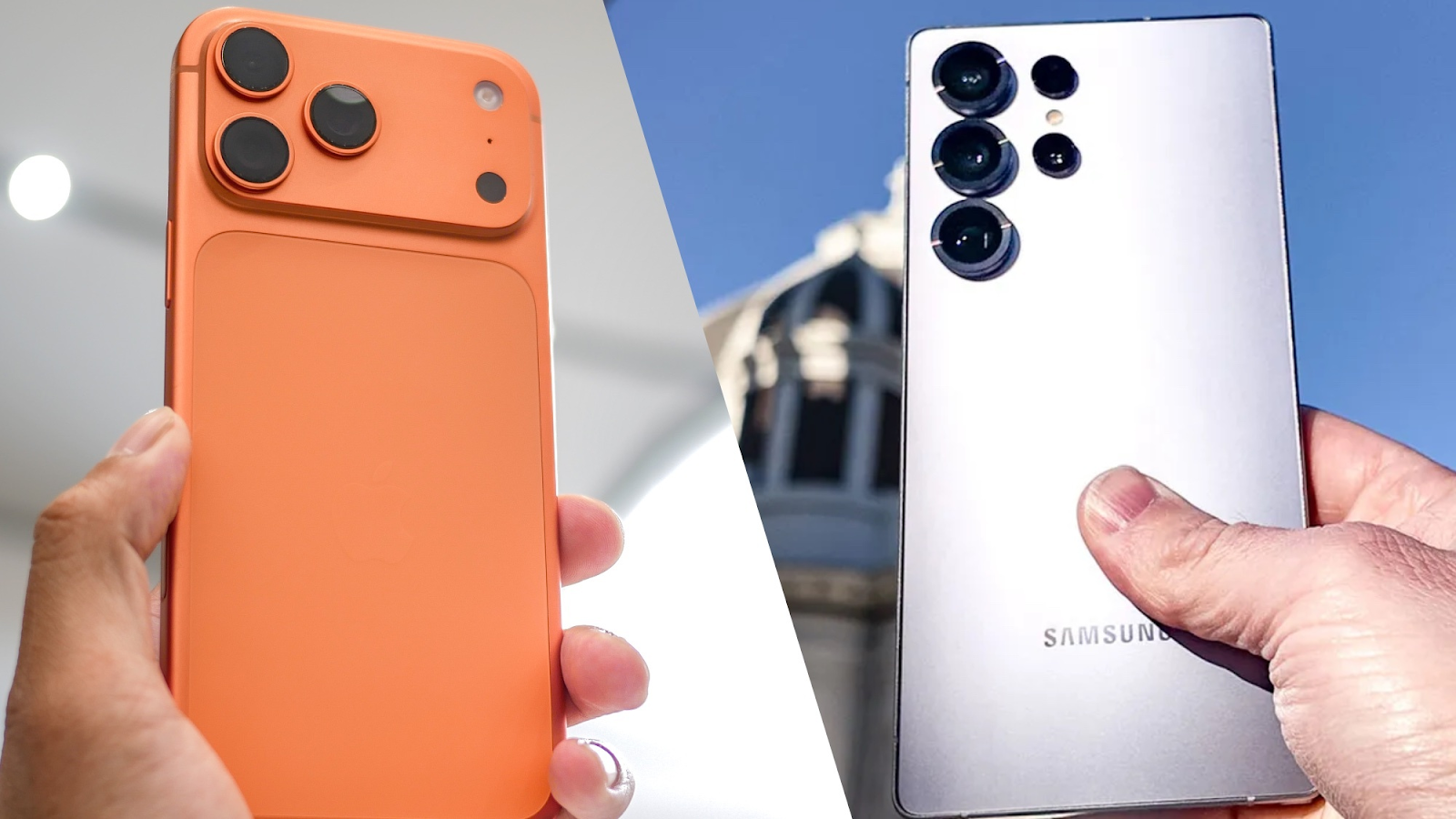    Samsung Galaxy S25 Ultra बनाम iPhone 17 Pro Max